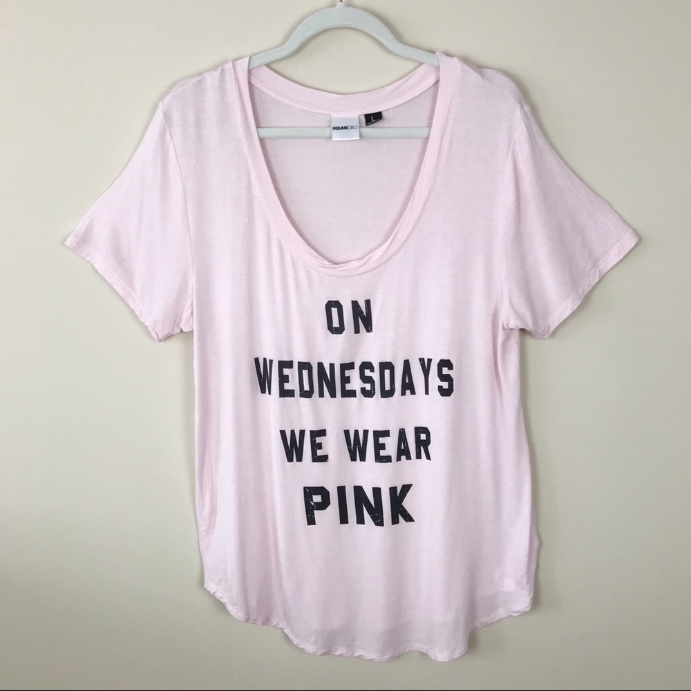 Mean Girls On Wednesdays We Wear Pink Shirt